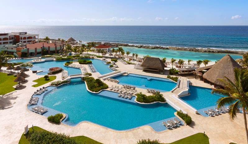 Hard Rock Riviera Maya-Aerial of Hacienda Pool